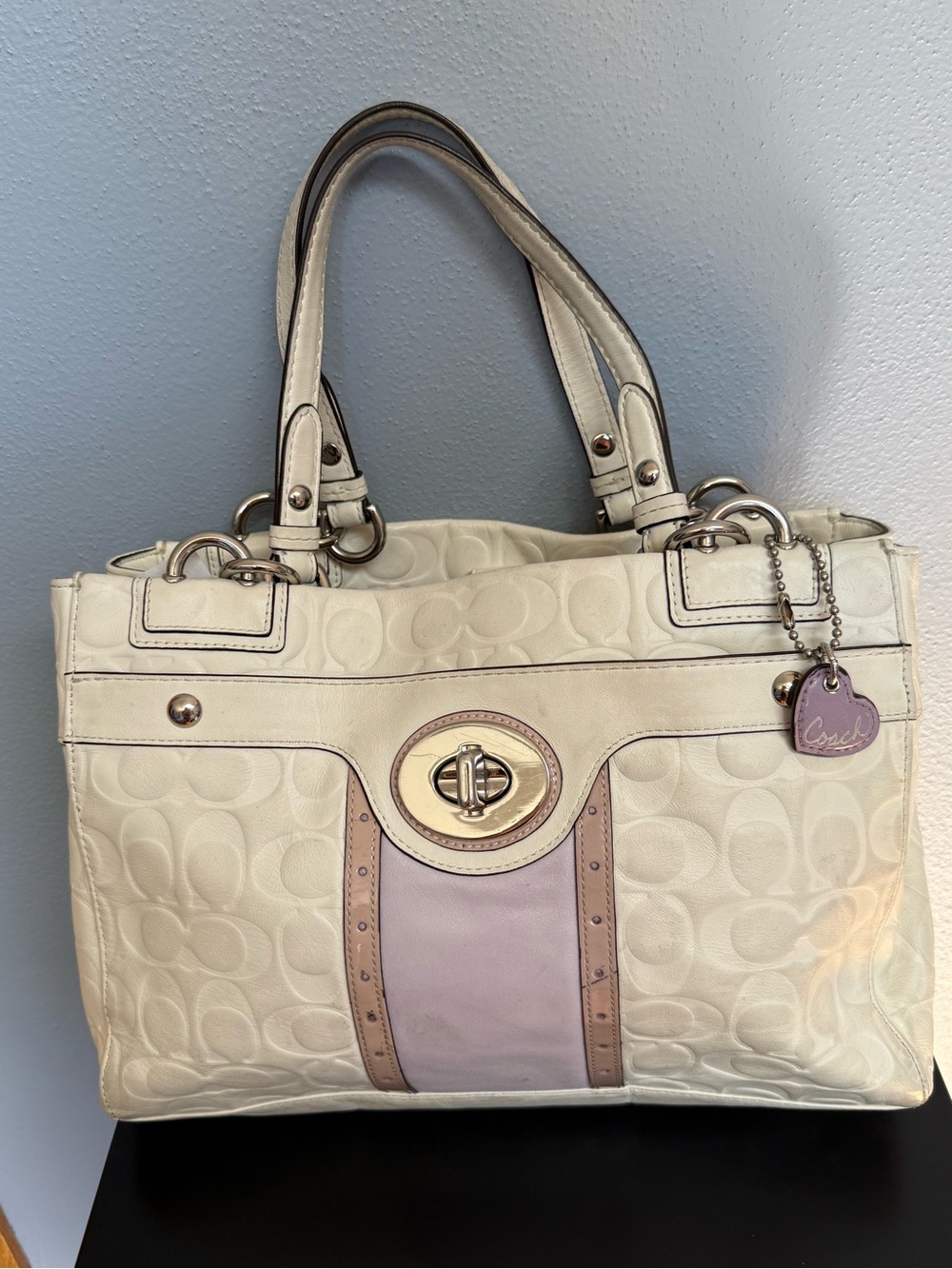 Vintage Coach Penelope Carryall Satchel Handbag